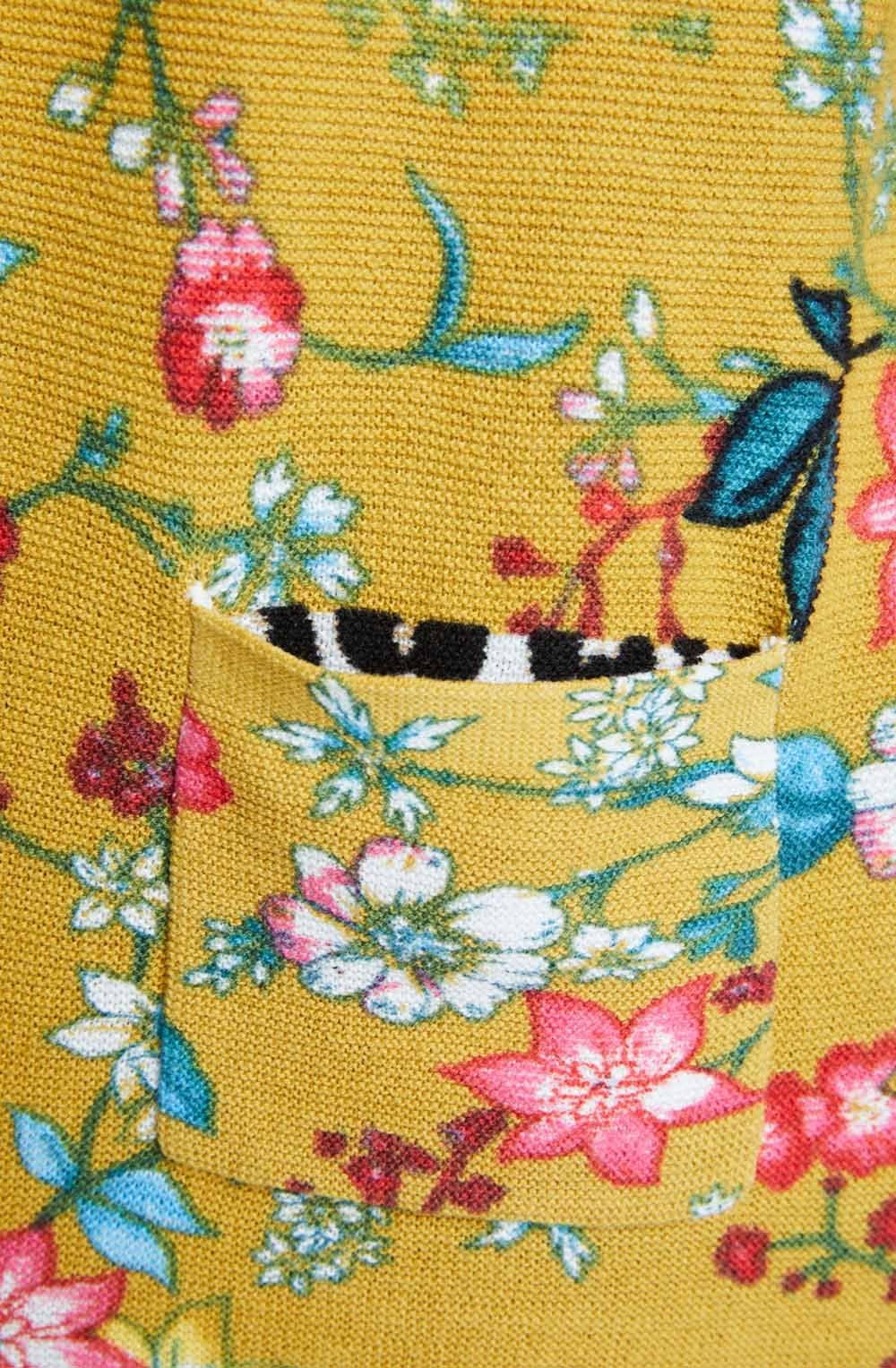 Floral Print Sweater