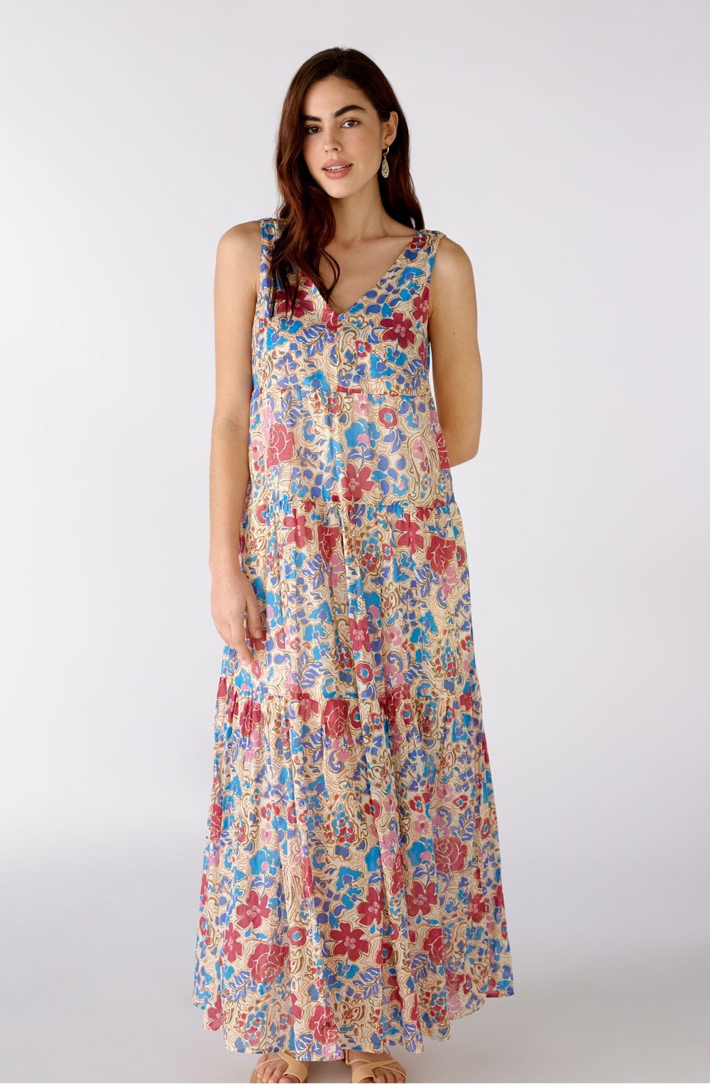 Floral Tiered Maxi Dress