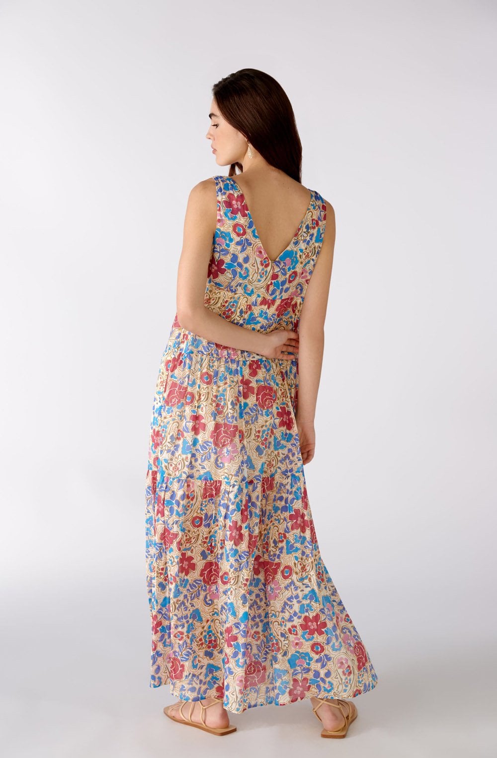 Floral Tiered Maxi Dress