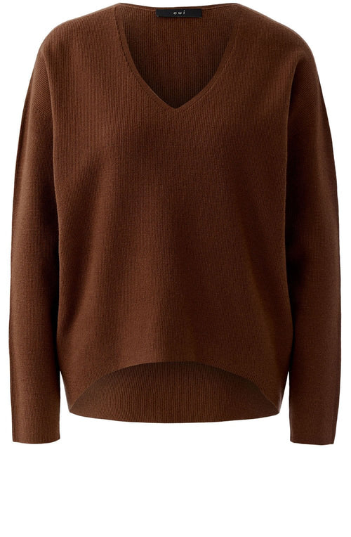 Fondue Fudge Freyja V Neck Pullover