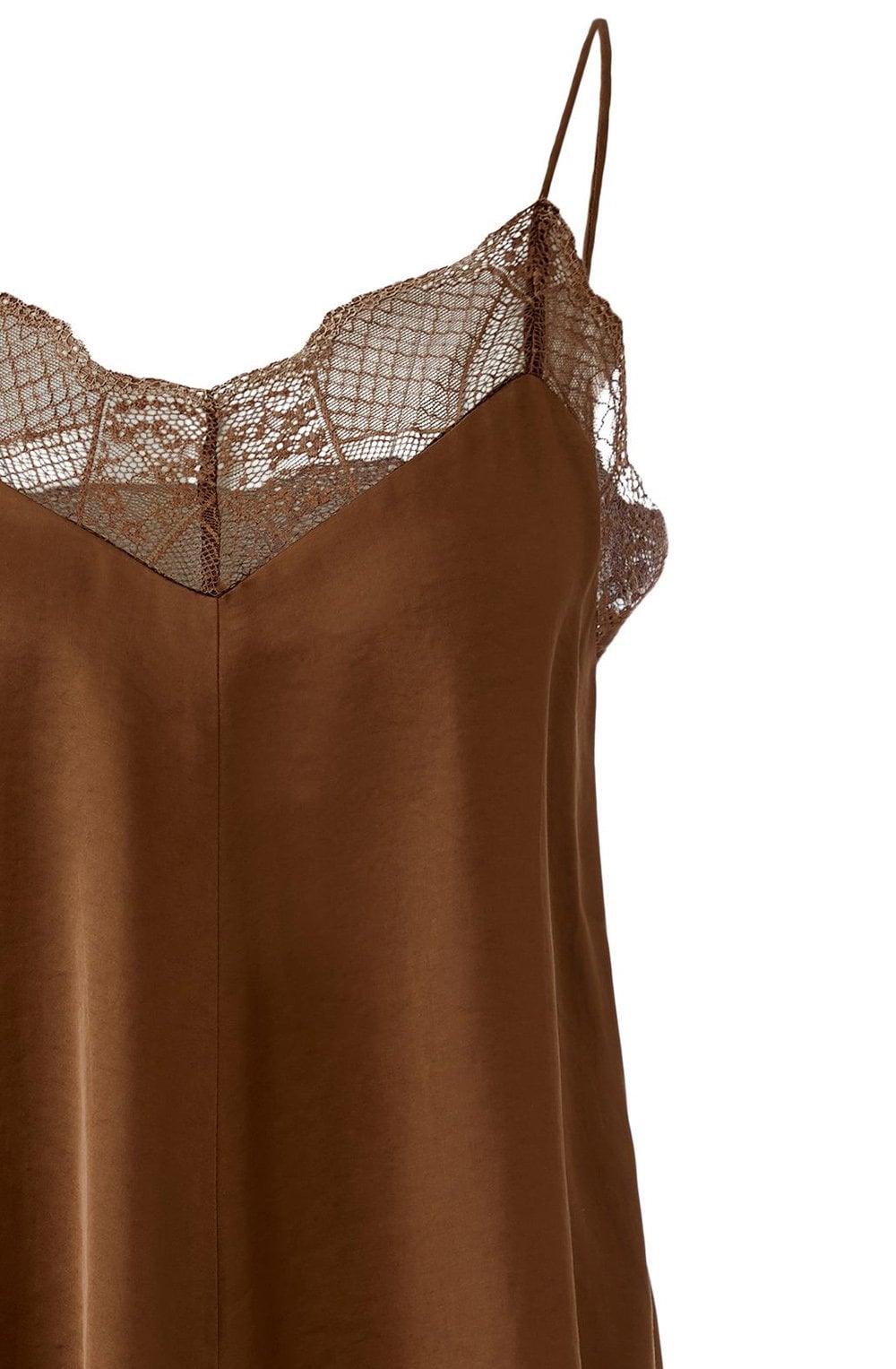 Fondue Fudge Lace and Satin Camisole
