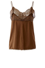 Fondue Fudge Lace and Satin Camisole