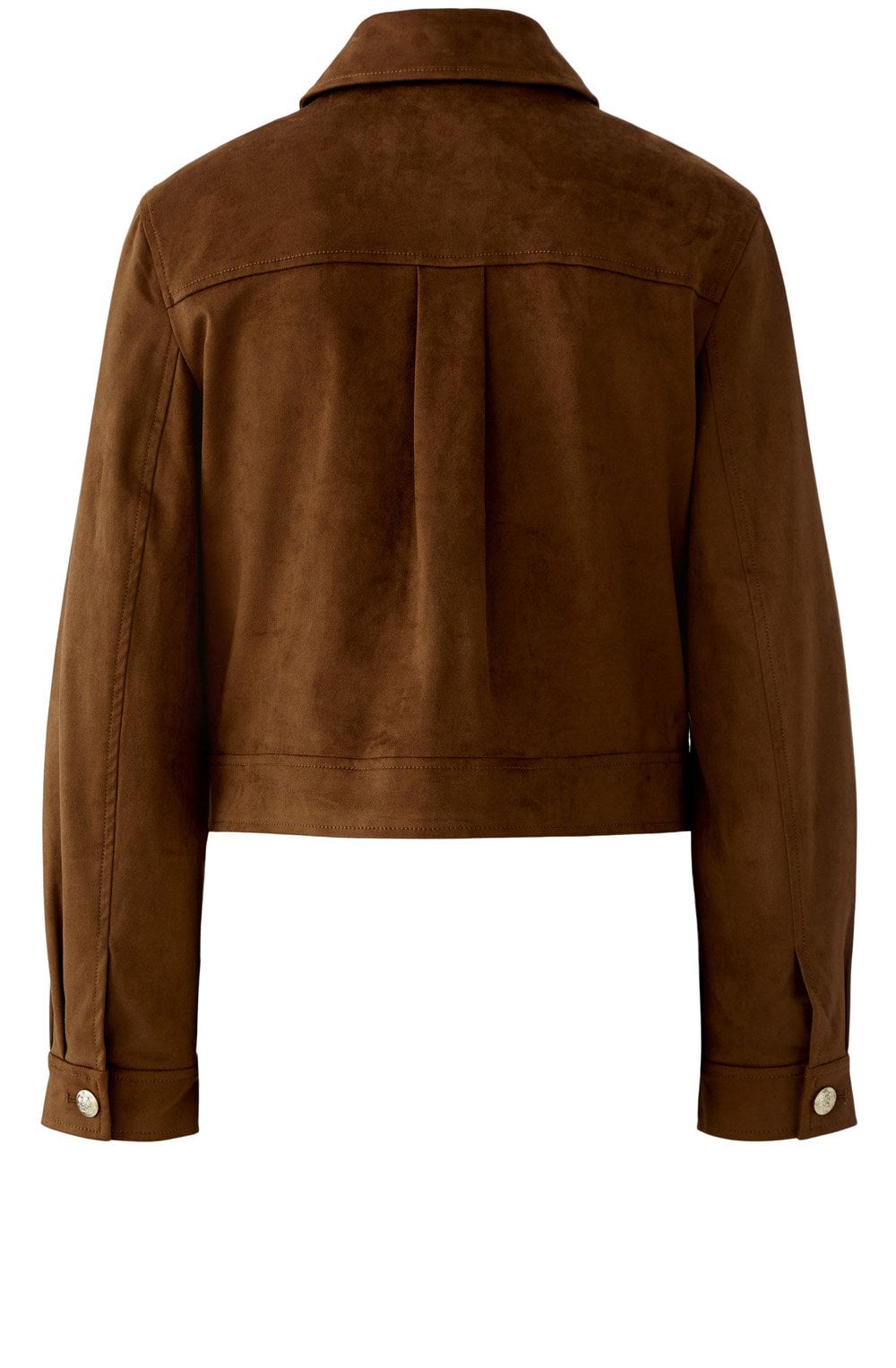 Fondue Fudge Suede Effect Collared Jacket