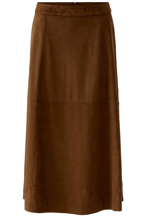 Fondue Fudge Suede Effect Skirt