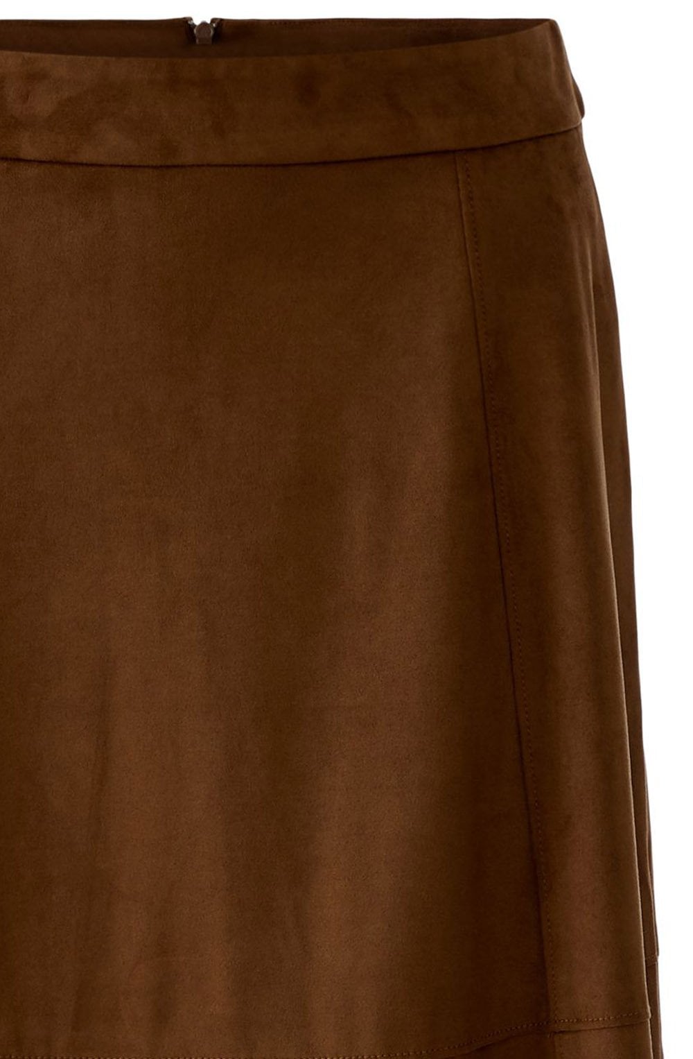 Fondue Fudge Suede Effect Skirt