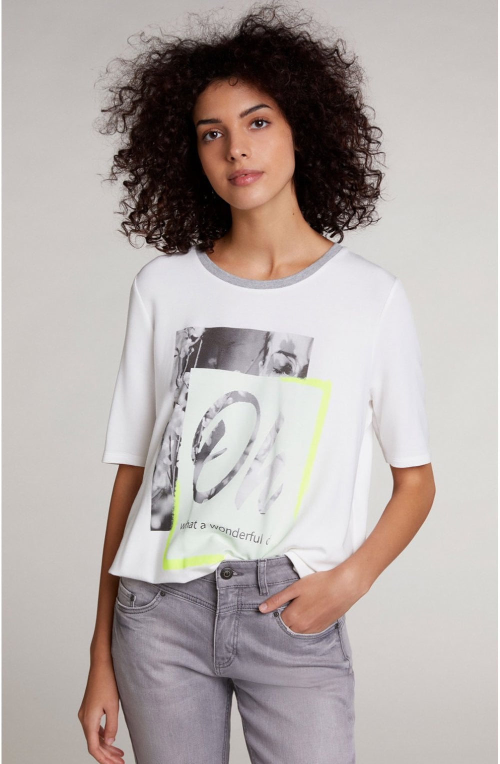 Oui Front Design T Shirt