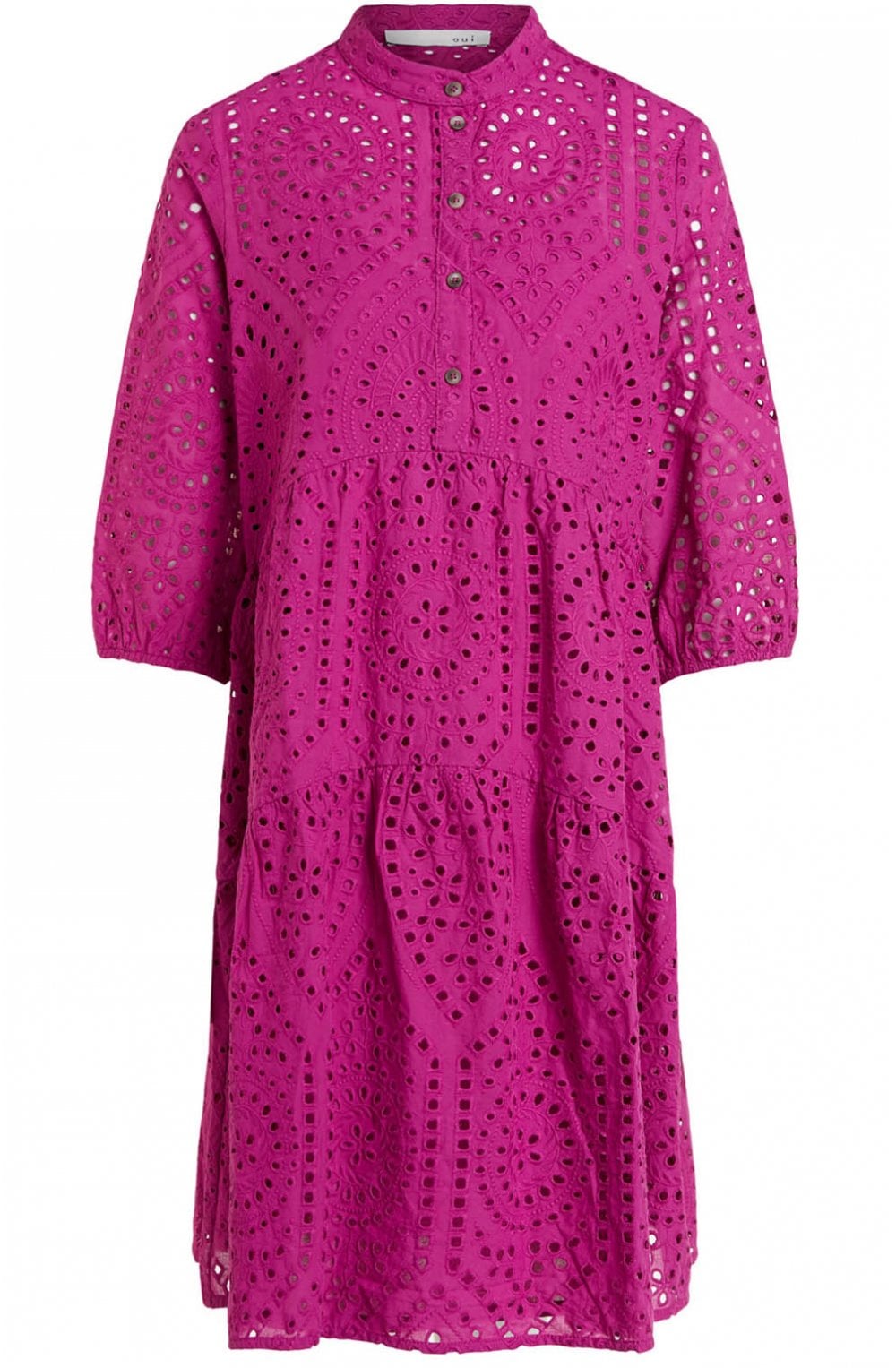 Fuchsia Anglaise Dress