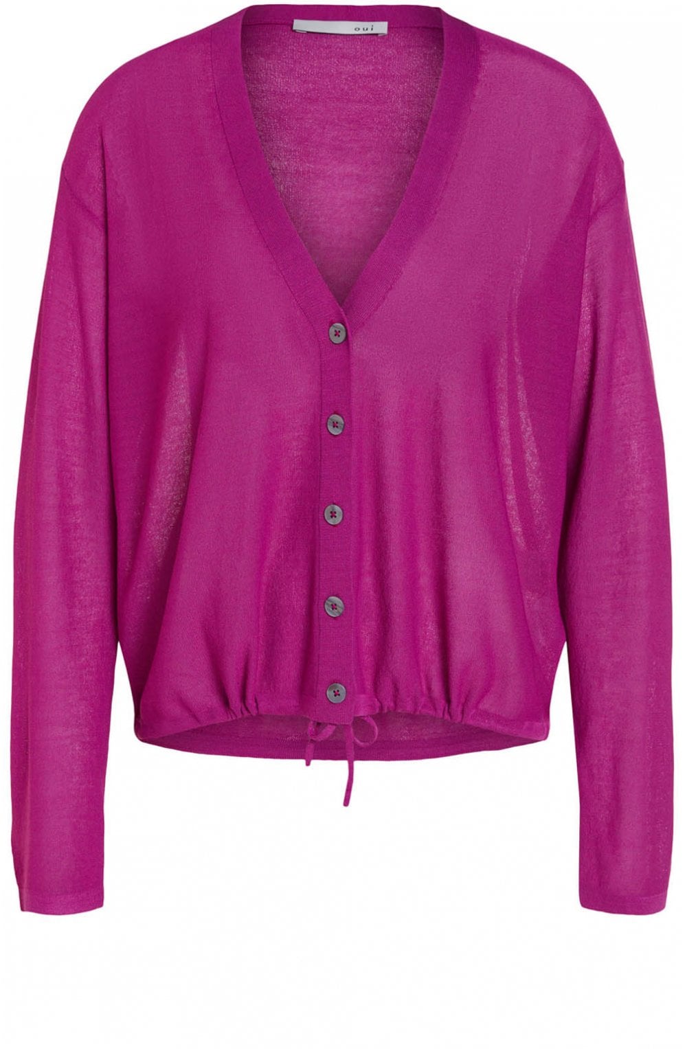 Fuchsia Knit Cardigan
