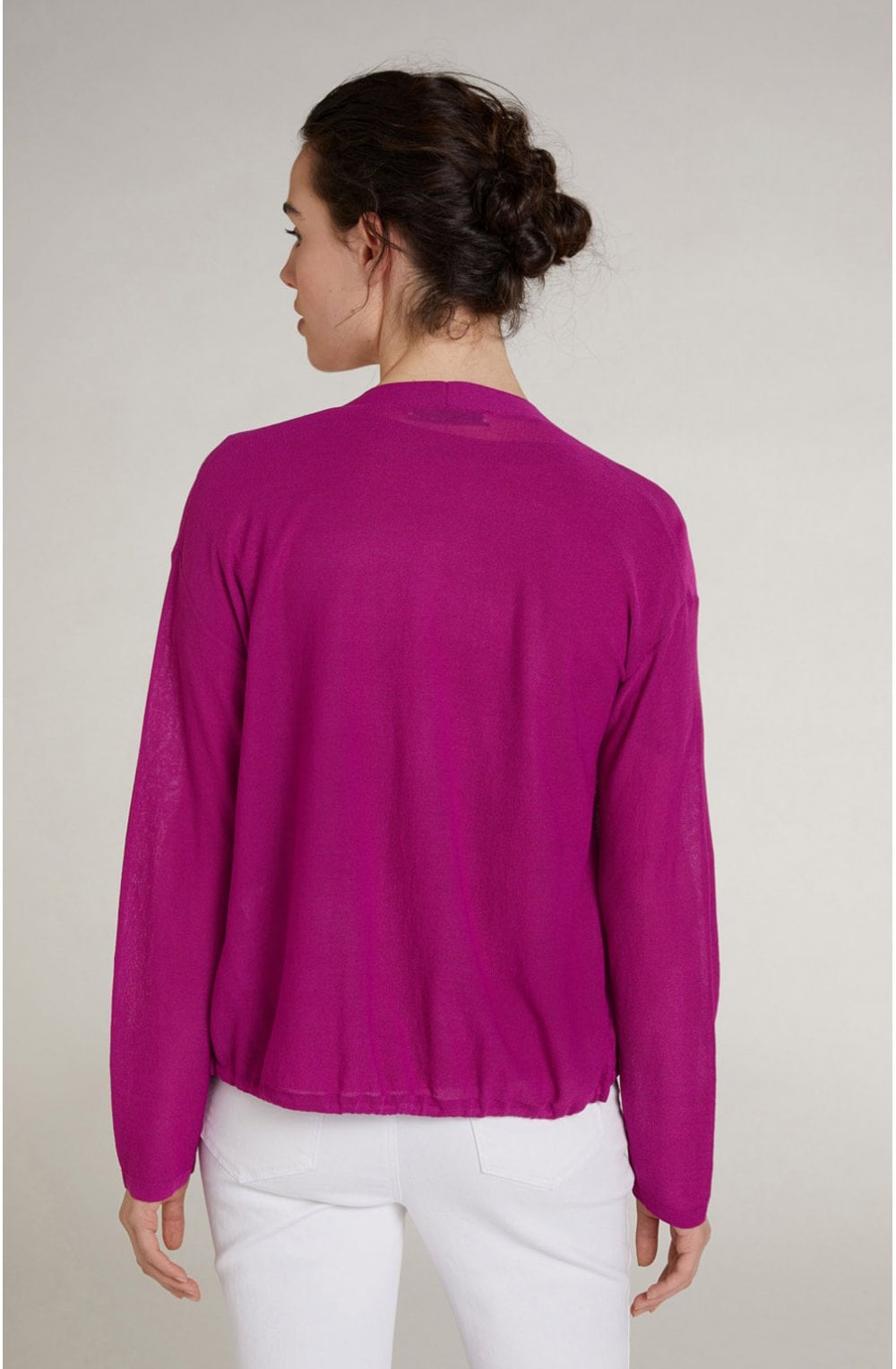 Fuchsia Knit Cardigan
