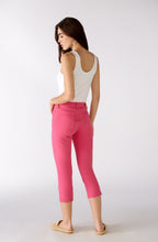 Fuchsia Pink Copped Jeans