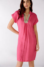 Fuchsia Pink Linen Dress