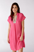 Fuchsia Pink Linen Dress
