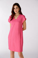 Fuchsia Pink Linen Dress