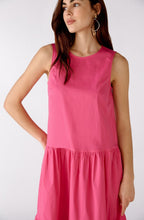 Fuchsia Pink Tiered Maxi Dress