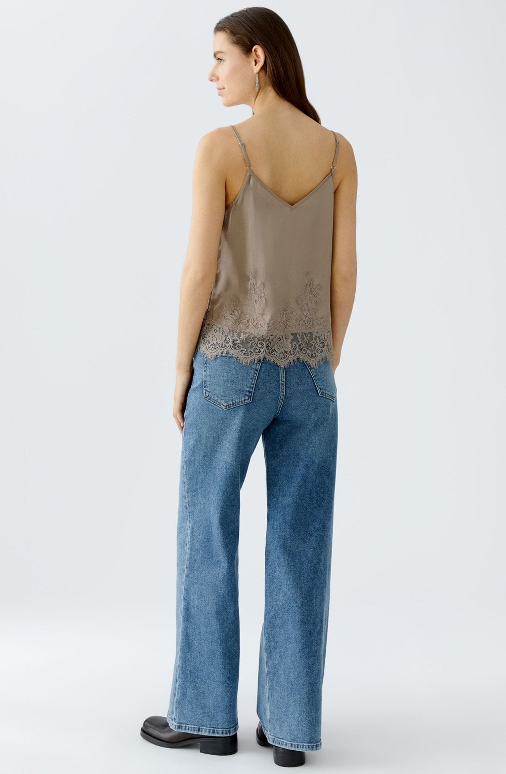 Fungi Lace and Satin Camisole