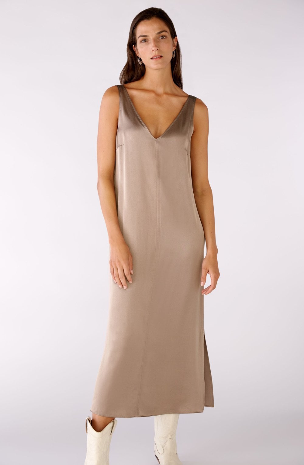 Fungi Silky Slip Dress