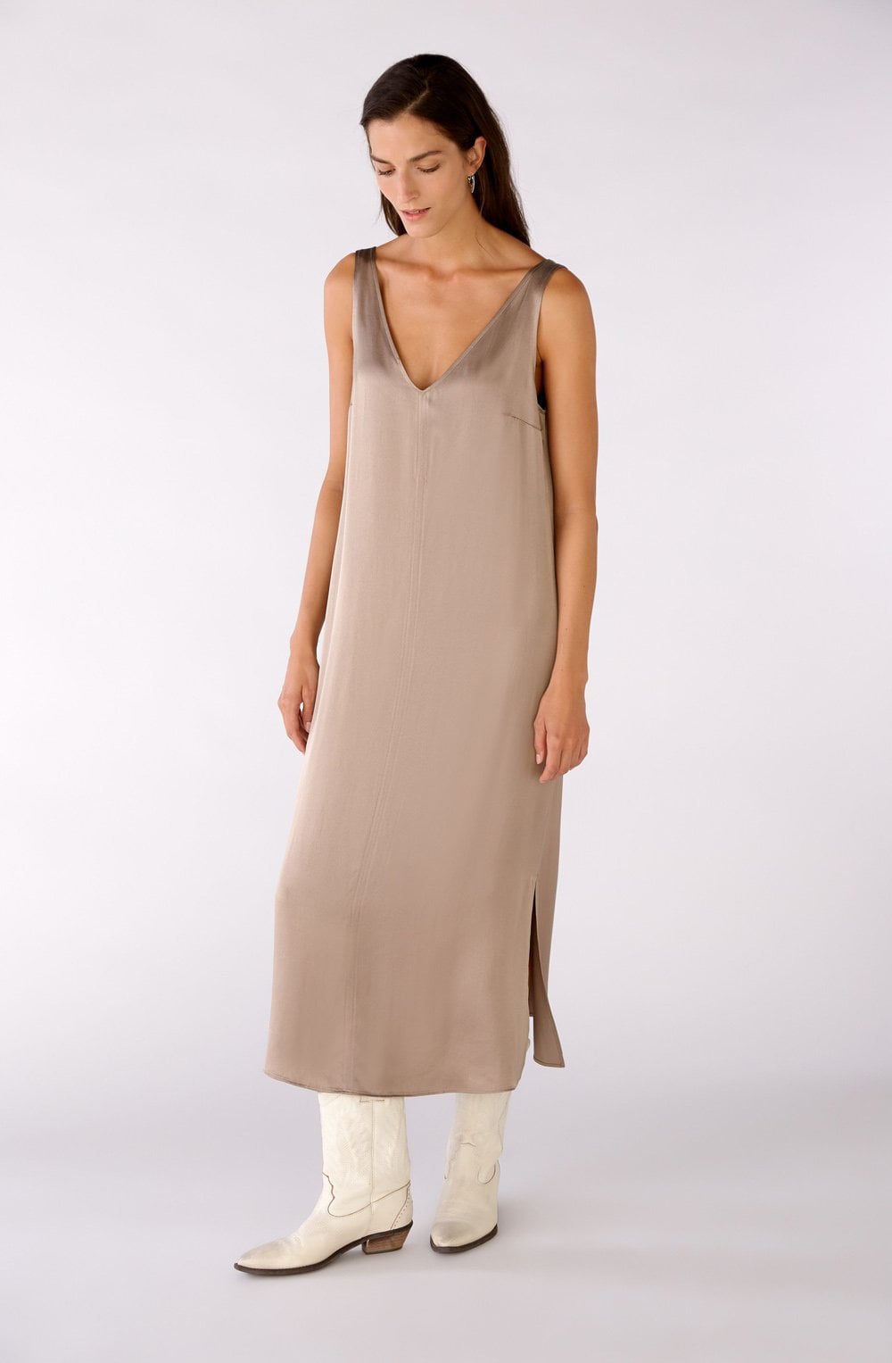 Fungi Silky Slip Dress