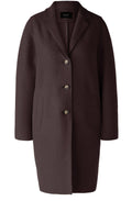 Ganache Boiled Wool Coat