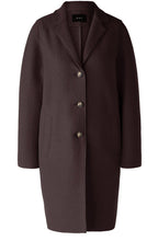 Ganache Boiled Wool Coat