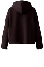 Ganache Boxy Cropped Hooded Sweatshirt