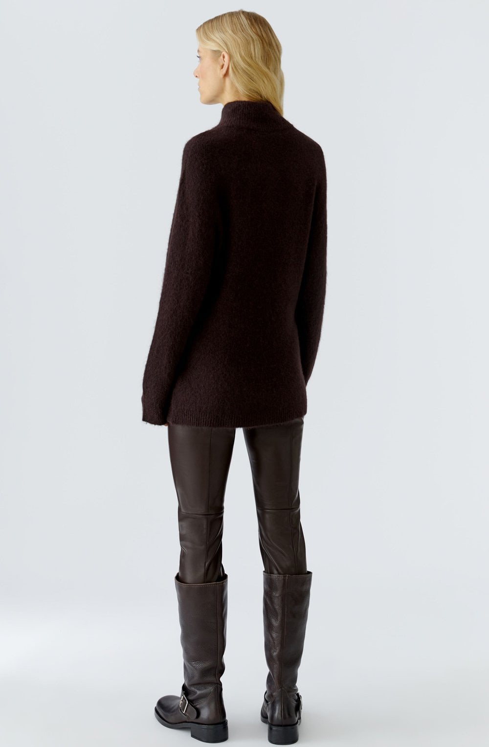 Ganache Brown Longline Jumper