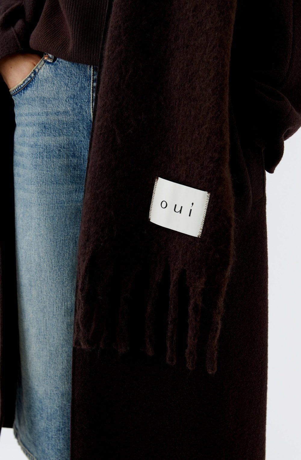 Ganache Brown Oversized Super Soft Scarf
