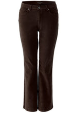Ganache Brown Velvet Corduroy Baxtor Jeggings