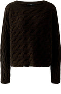 Ganache Cable Knit Boxy Jumper