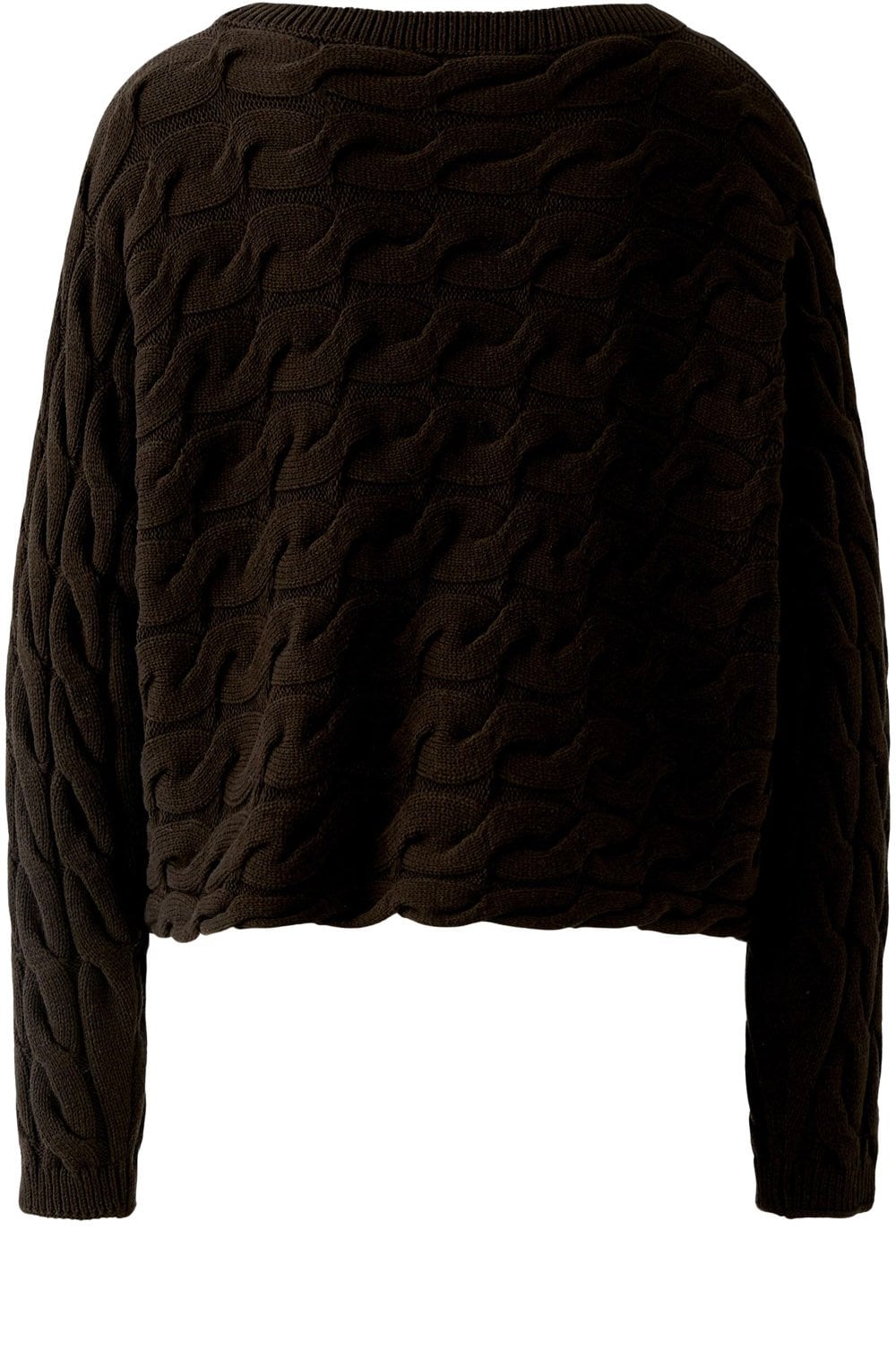 Ganache Cable Knit Boxy Jumper