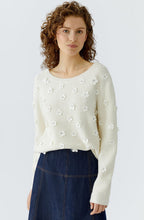 Gardenia Appliqued Flowers Jumper