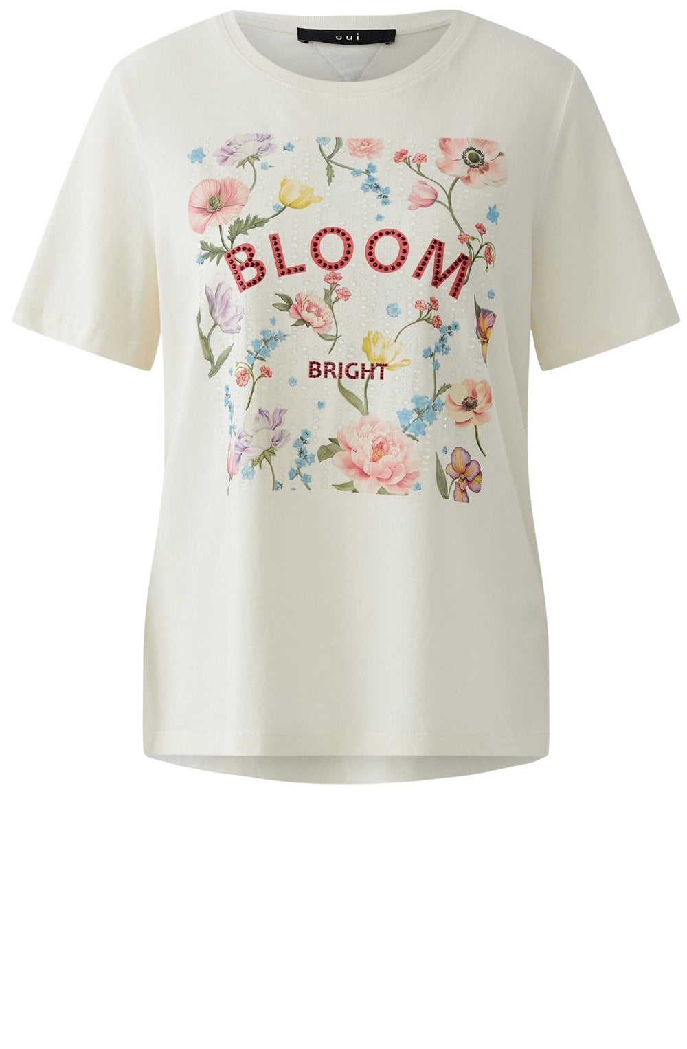 Gardenia Bloom and Bright Droplet T Shirt