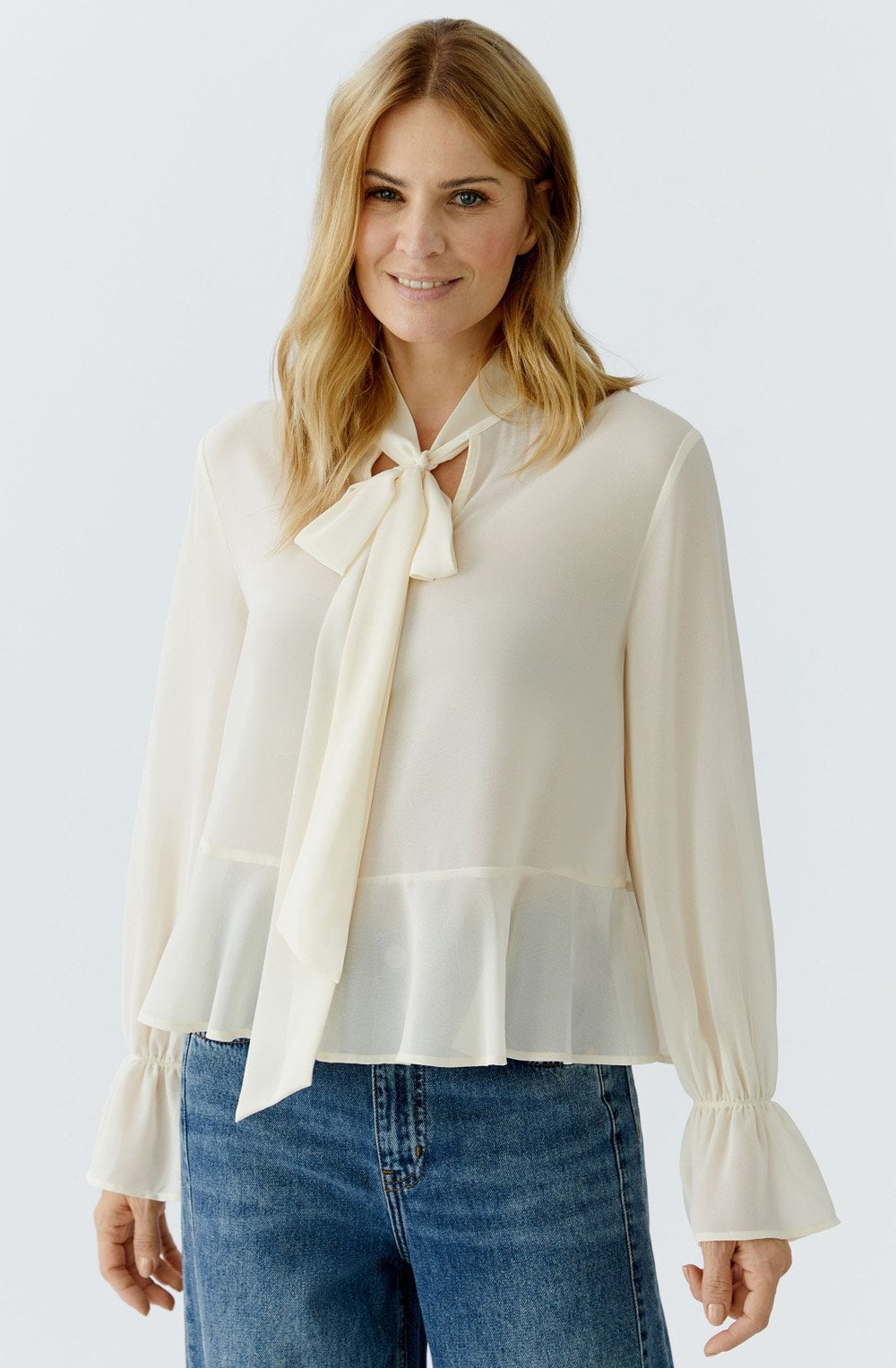 Gardenia Chiffon Blouse