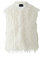 Gardenia Feather Look Waistcoat