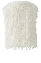 Gardenia Feather Look Waistcoat