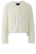 Gardenia Feathered Knit Jacket