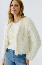 Gardenia Feathered Knit Jacket