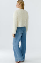 Gardenia Feathered Knit Jacket