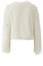 Gardenia Feathered Knit Jacket