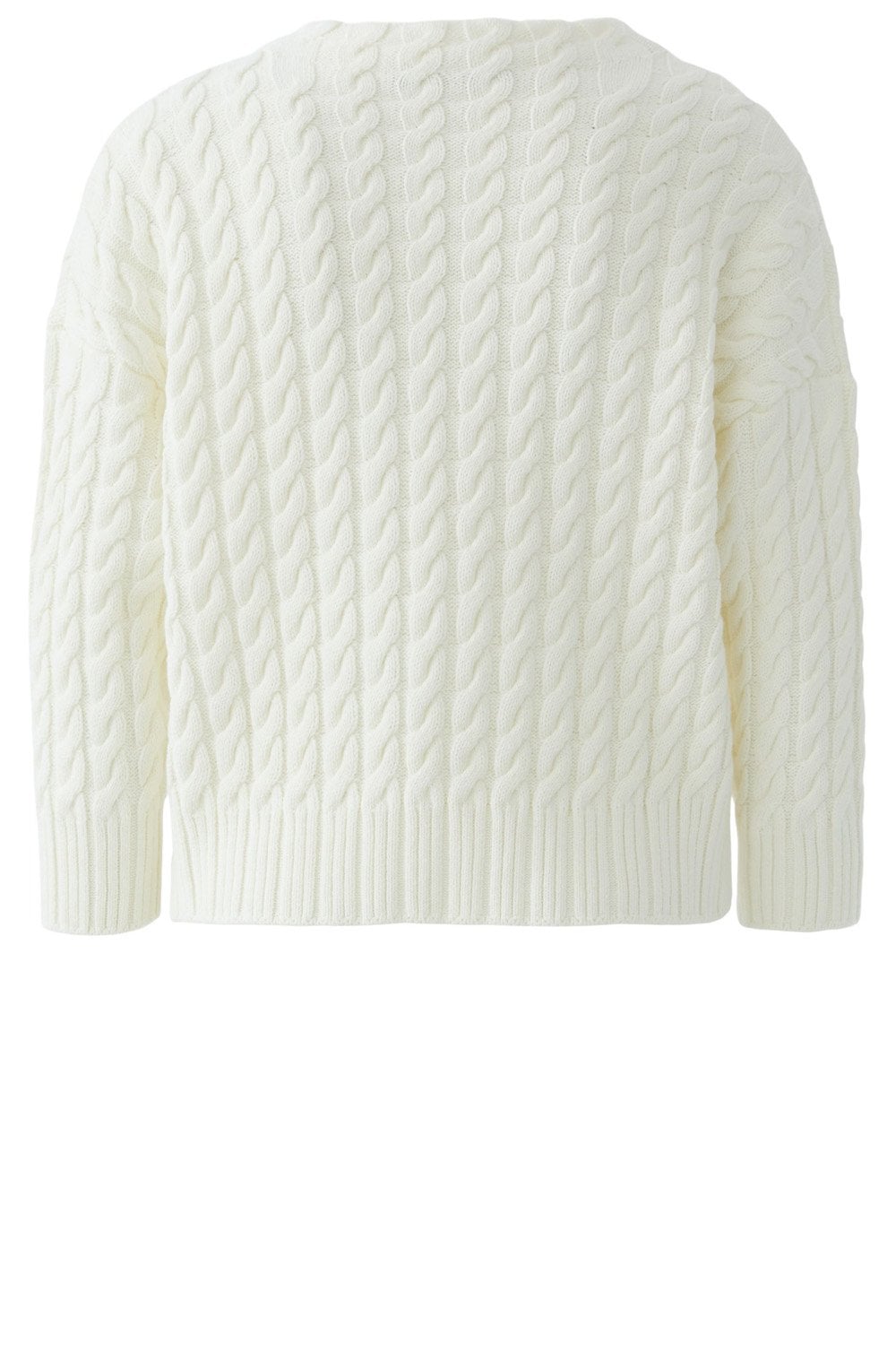 Gardenia Floral Embellished Cable Knit Jumper