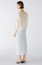 Gardenia Floral Open Knit Jumper