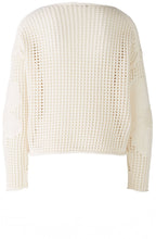 Gardenia Floral Open Knit Jumper