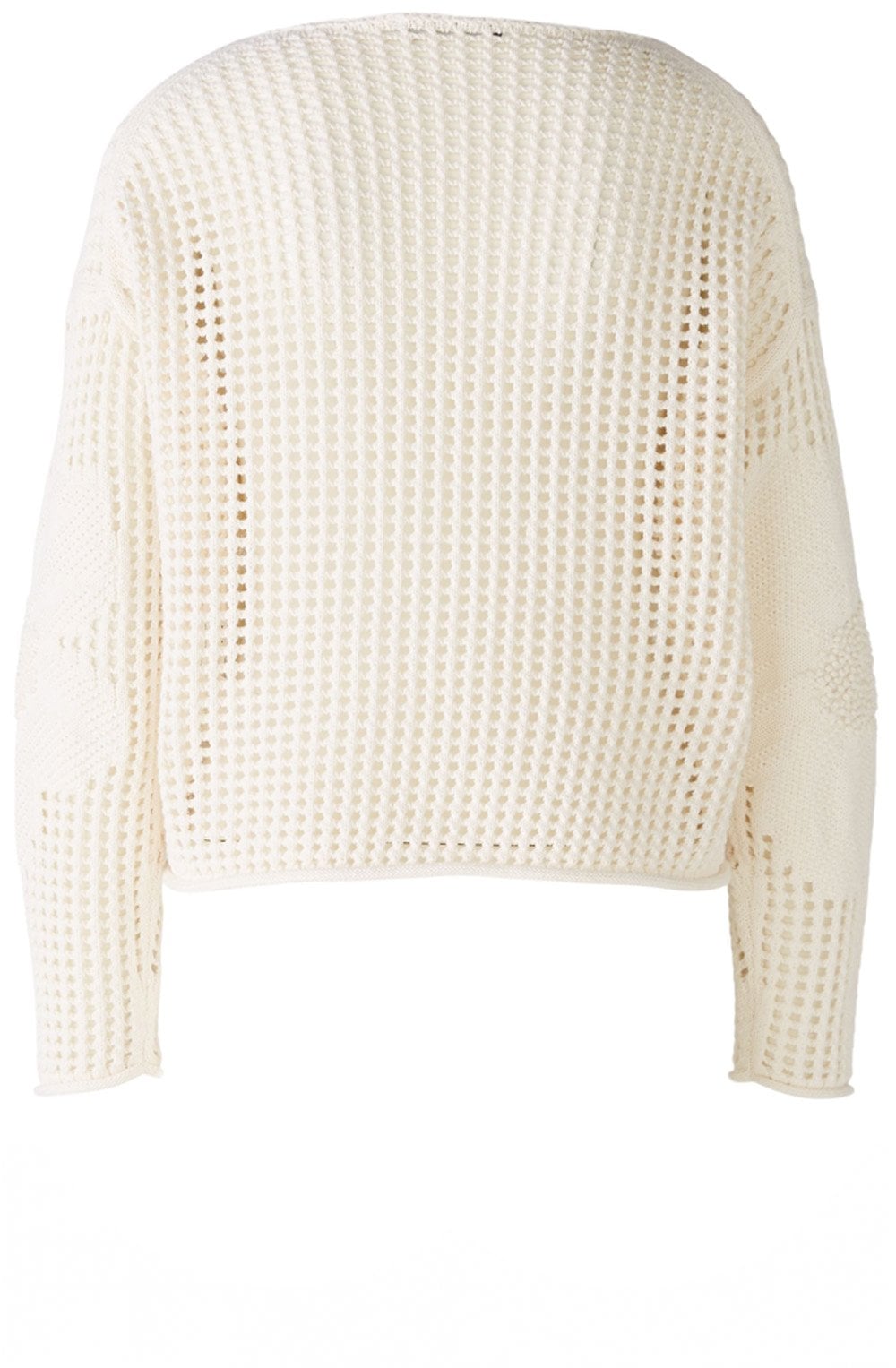 Gardenia Floral Open Knit Jumper