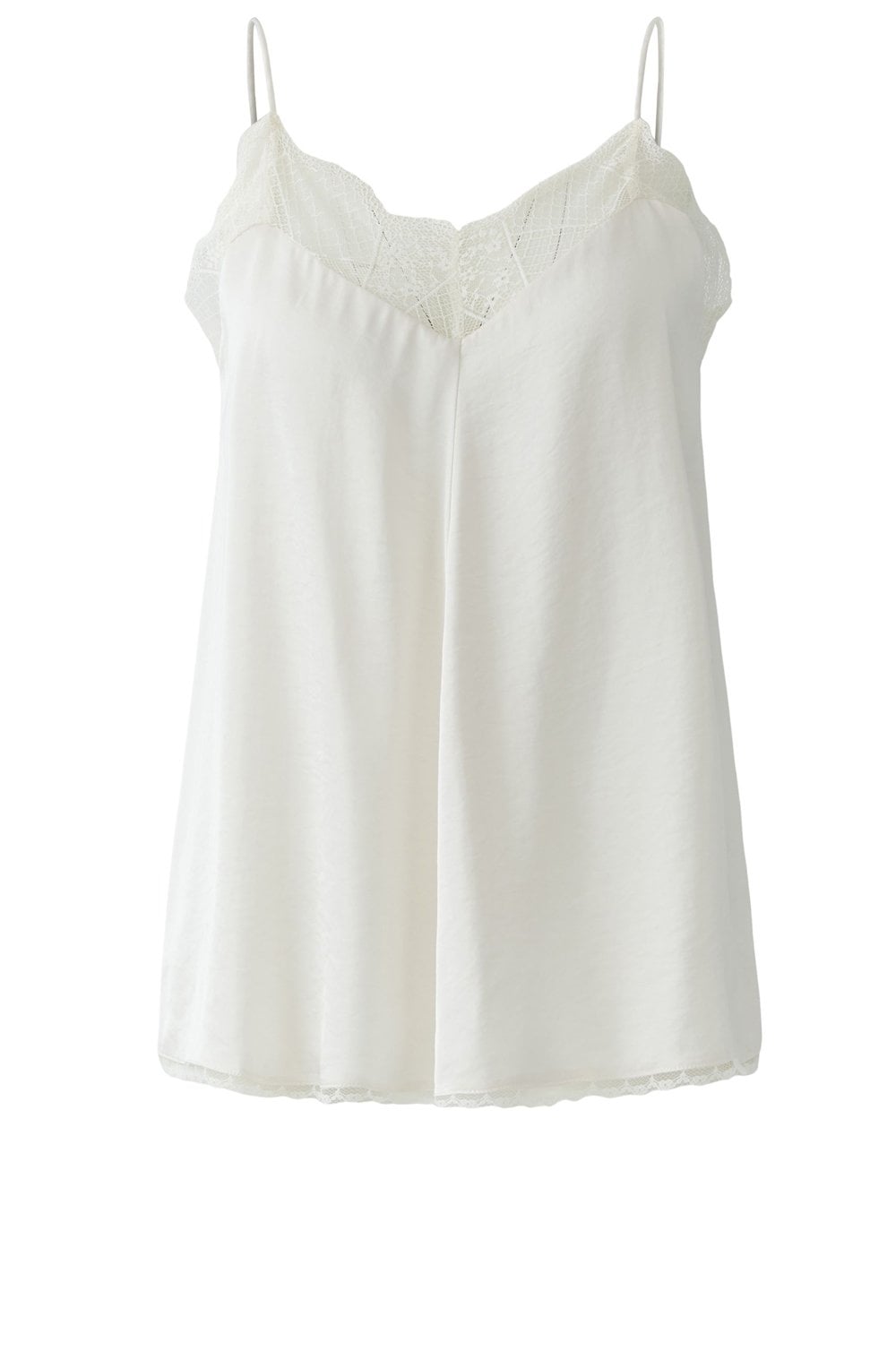 Gardenia Lace and Satin Camisole