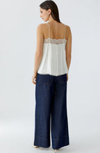Gardenia Lace and Satin Camisole