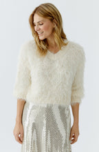 Gardenia Long Haired Boucle Jumper