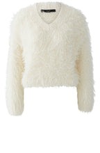 Gardenia Long Haired Boucle Jumper