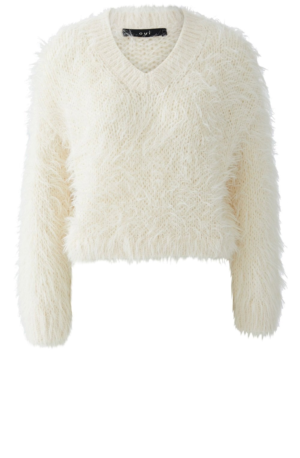 Gardenia Long Haired Boucle Jumper