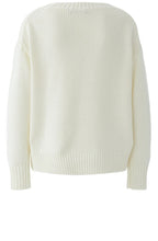 Gardenia Sequin Detail Distressed Knit Jumper