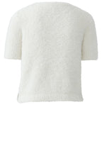 Gardenia Short Sleeved Fluffy Jumper