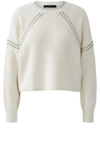 Gardenia Studded Raglan Sleeve Jumper